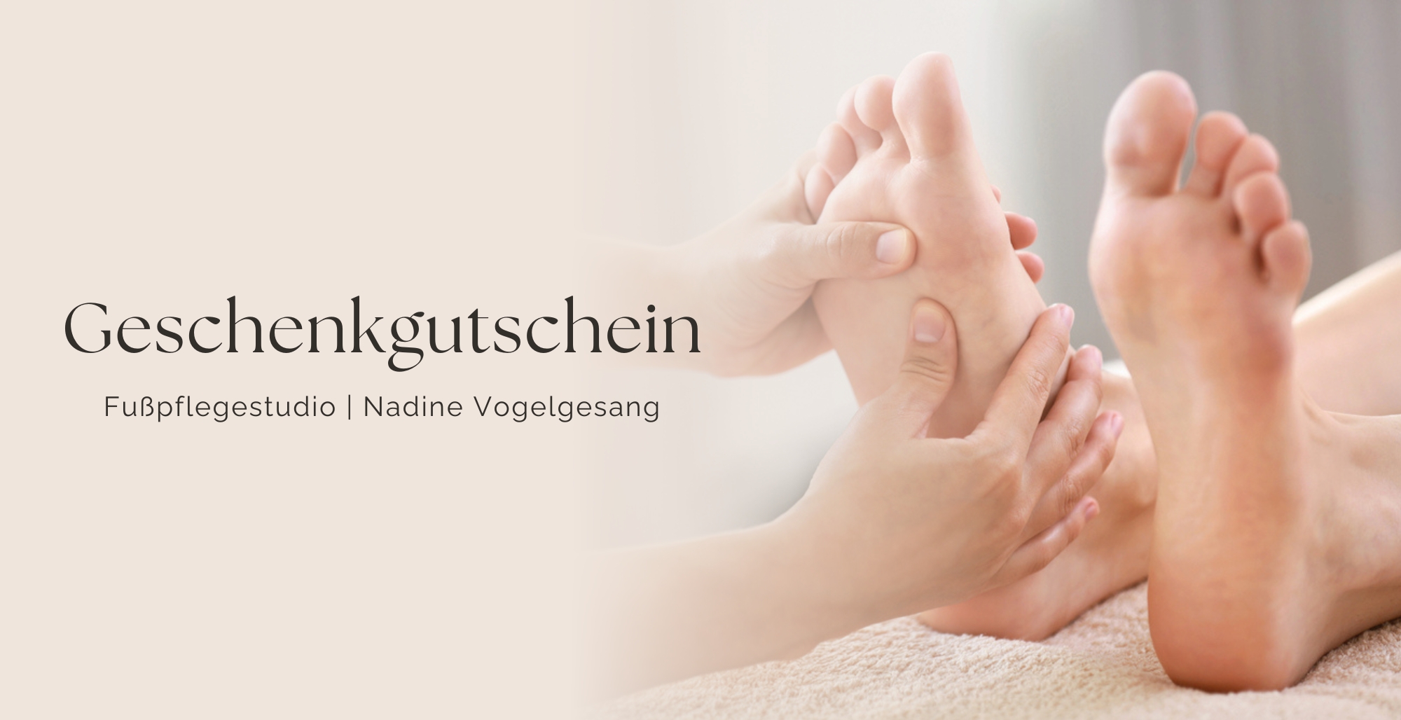 Nadine voucher Fußpflege Medelsheim - gutschein